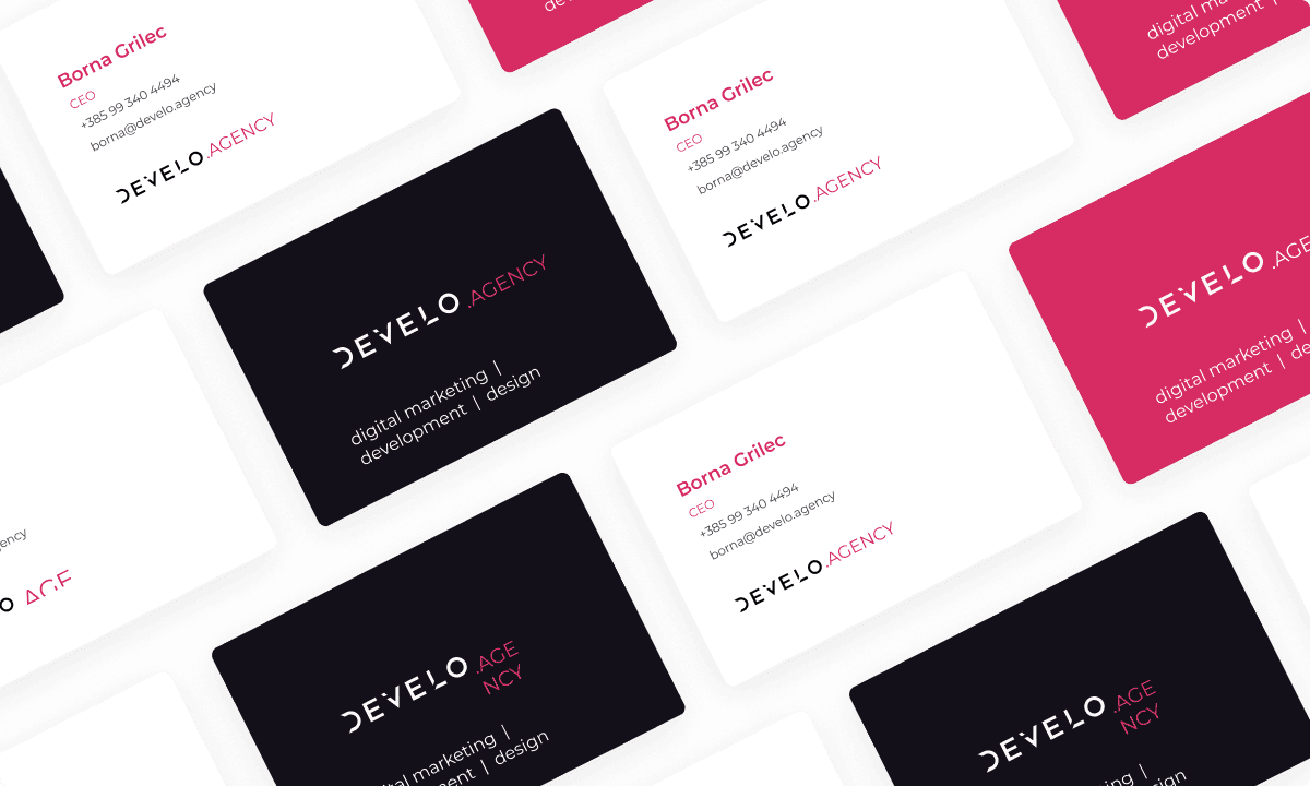 Develo business cards
