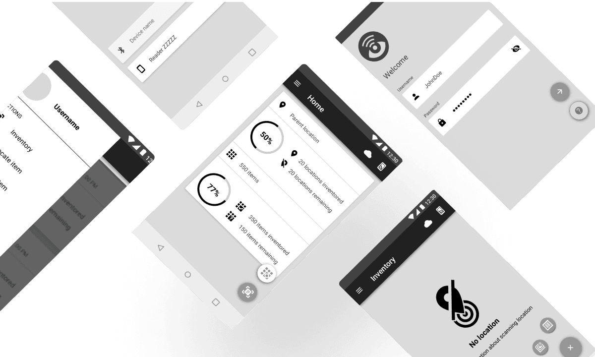 Netra wireframes